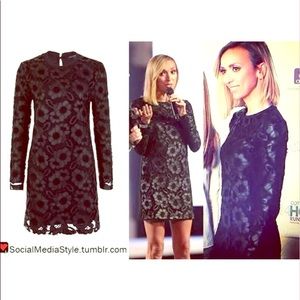 RARE BLACK SHIFT DRESS WORN BY MANY CELEBRITIES S